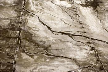 Royalty Free Photo of an Aerial of Abstract Landscape in Owens Valley, California, USA