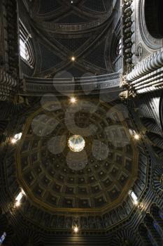 Royalty Free Photo of a Dome in a Cathedral of Siena
