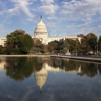 Royalty Free Photo of the Capitol Building in Washington, DC, USA.