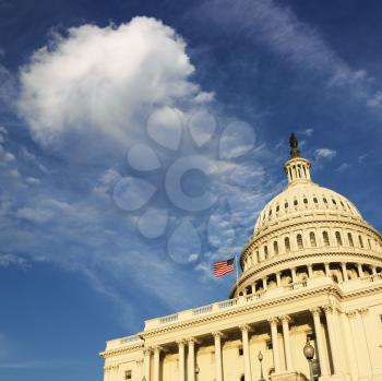 Royalty Free Photo of the Capitol Building in Washington, DC, USA