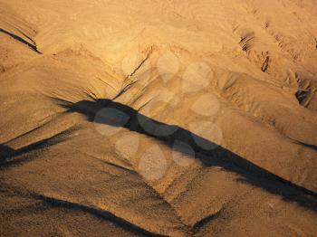 Royalty Free Photo of an Aerial View of the Desert 