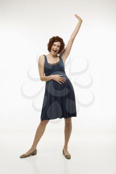Royalty Free Photo of a Smiling Pregnant Woman 