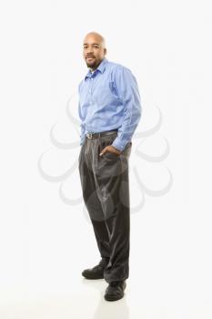 Royalty Free Photo of a Portrait of a Man Standing
