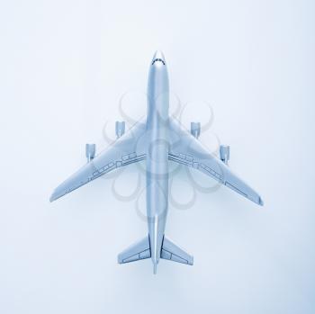 Miniature model jet airplane. 