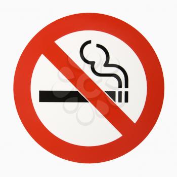 Royalty Free Photo of a No Smoking Logo