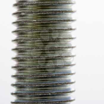 Royalty Free Photo of a Close-up of a Bolt Screw