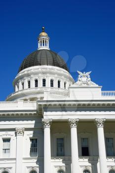 Royalty Free Photo of the Sacramento Capitol building, California, USA