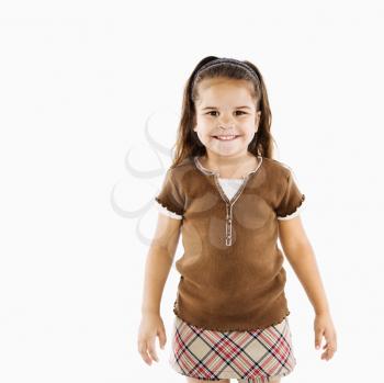 Royalty Free Photo of an Adorable Girl Smiling