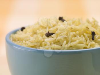 Royalty Free Photo of a Bowl of Pilau Rice