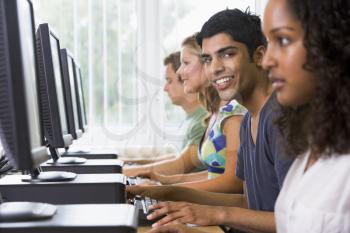 Royalty Free Photo of a Computer Class