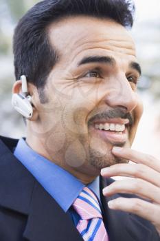 Royalty Free Photo of a Man With a Headset