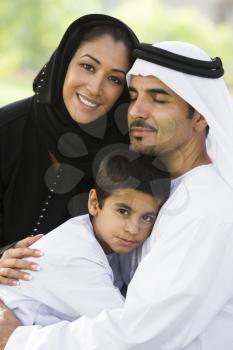 Royalty Free Photo of a Family Outside