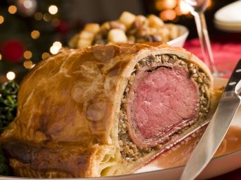 Royalty Free Photo of a Beef Wellington