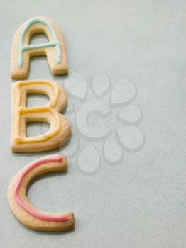Royalty Free Photo of ABC Shortbread Biscuits