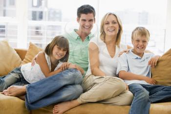 Royalty Free Photo of a Family at Home
