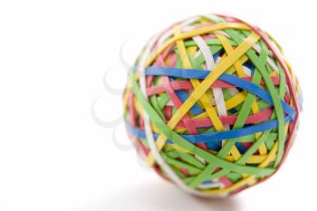 Royalty Free Photo of a Rubber Band Ball