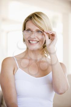Royalty Free Photo of a Woman With Glasses