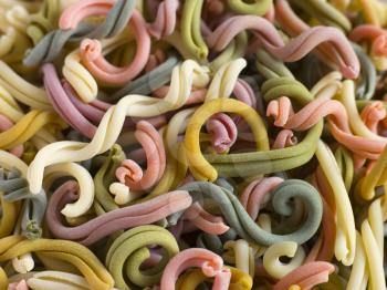 Royalty Free Photo of Multi-Coloured Pasta
