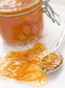 Royalty Free Photo of a Jar of Marmalade