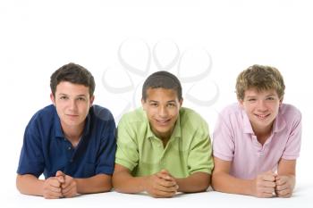 Portrait Of Three Teenage Boys