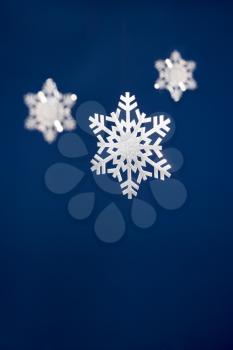 Royalty Free Photo of a Snowflake Background
