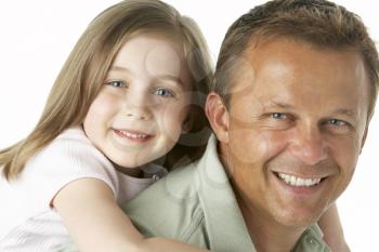 Royalty Free Photo of a Father and Daughter