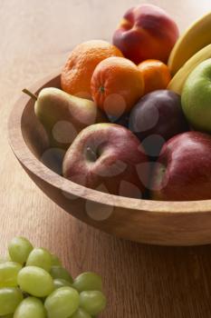 Royalty Free Photo of a Bowl of Fresh Fruits