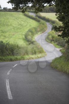 Royalty Free Photo of a Winding Road