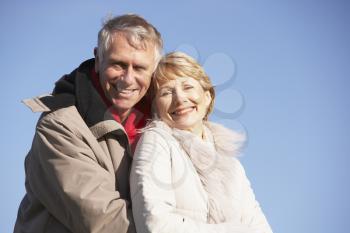 Royalty Free Photo of a Couple Outside