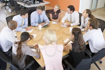 Royalty Free Photo of a People in a Meeting