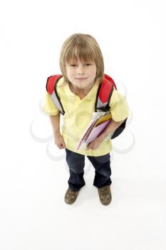 Royalty Free Photo of a Boy With Books