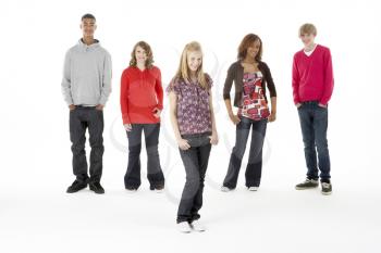 Royalty Free Photo of a Group of Young People