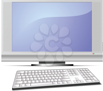 Royalty Free Clipart Image of a Computer