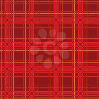 Royalty Free Clipart Image of a Red Plaid Background