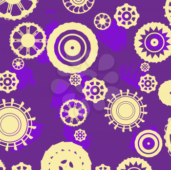 Cogwheels illustration- abstract background design