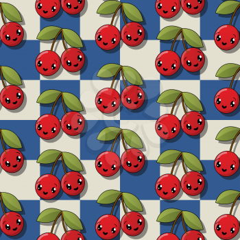 Happy cherry pattern
