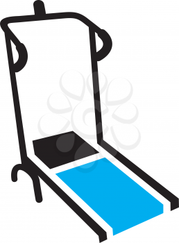 Royalty Free Clipart Image of a Treadmill