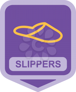 Royalty Free Clipart Image of a Slipper
