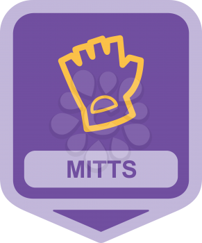 Royalty Free Clipart Image of Mitts