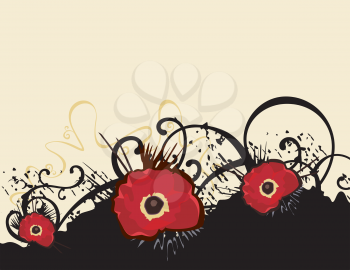 Poppy Remembrance Day Clipart