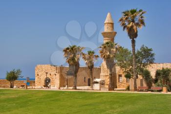 Royalty Free Photo of the  National Park Caesarea in Israel