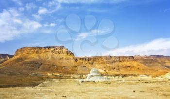 Royalty Free Photo of Mountains by the Dead Sea in Israel