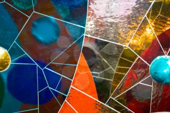 Royalty Free Photo of a Glass and Tile Mosaic