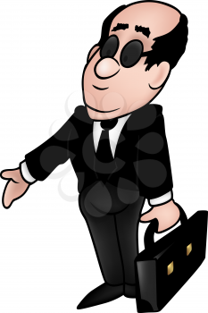 Royalty Free Clipart Image of a Business Person