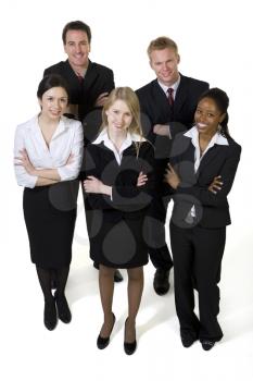 Royalty Free Photo of a Multi-Racial, Multi-Gender Group of Businesspeople