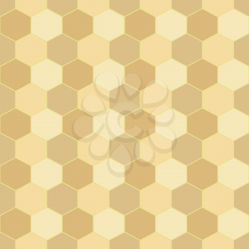 Royalty Free Clipart Image of a Honeycomb Pattern