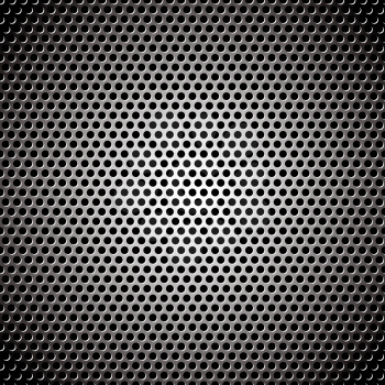 Royalty Free Clipart Image of a Metal Circle Background