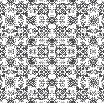 Royalty Free Clipart Image of a Damask Pattern
