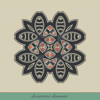 Royalty Free Clipart Image of a Decorative Element