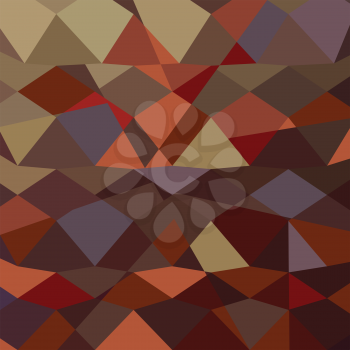 Low polygon style illustration of butterscotch brown abstract geometric background.